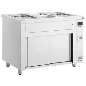 Inomak Bain Maries with Heated Cupboards 3–5 GN 1/1 Pan Range – all-in-one hot storage and service units for UK foodservice operations