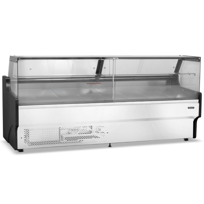 Blizzard Flat Glass Serve Over Counter Range 1.3m–2.5m – chilled display elegance for UK delis, bakeries, and cafés