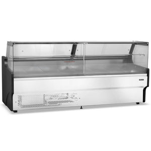 Blizzard Flat Glass Serve Over Counter Range 1.3m–2.5m – chilled display elegance for UK delis, bakeries, and cafés