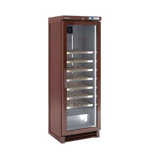 Infrico Upright Glass Door Wine Cellar (2–3 Door Range) – elegant wine storage for UK restaurants and catering venues