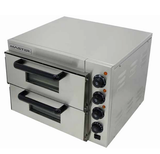 Master Compact Pizza Oven – Single & Double Deck Countertop Ovens for Fast, Even Pizza Cooking