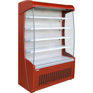 Mafirol Painted Steel Tiered Display 705mm–2580mm – compact dual-tier refrigerated display for British hospitality venues