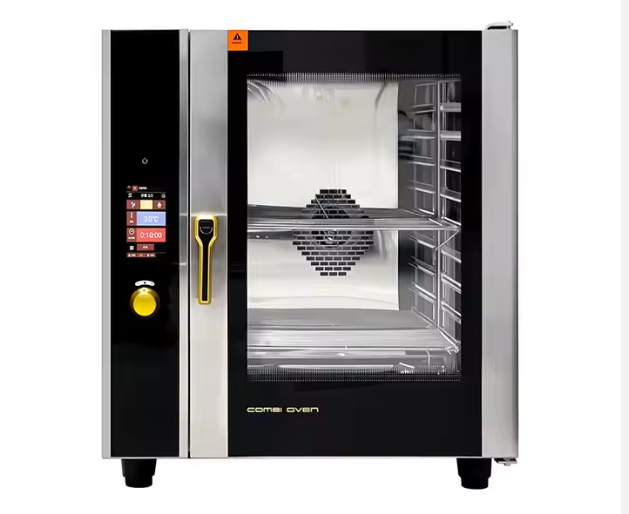 KitchenMax 380V Commercial Combi Oven 16kW Automatic Cleaning, 10 GN Pans Steam Convection