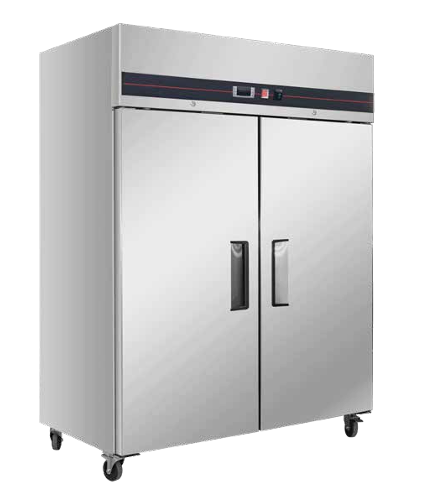 Artikcold GN1410TN double door GN fridge for UK restaurants and cafés — high-capacity commercial refrigerator for chilled ingredients.