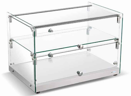 Artikcold JAN55F flat glass countertop display designed for chilled food presentation and patisserie use