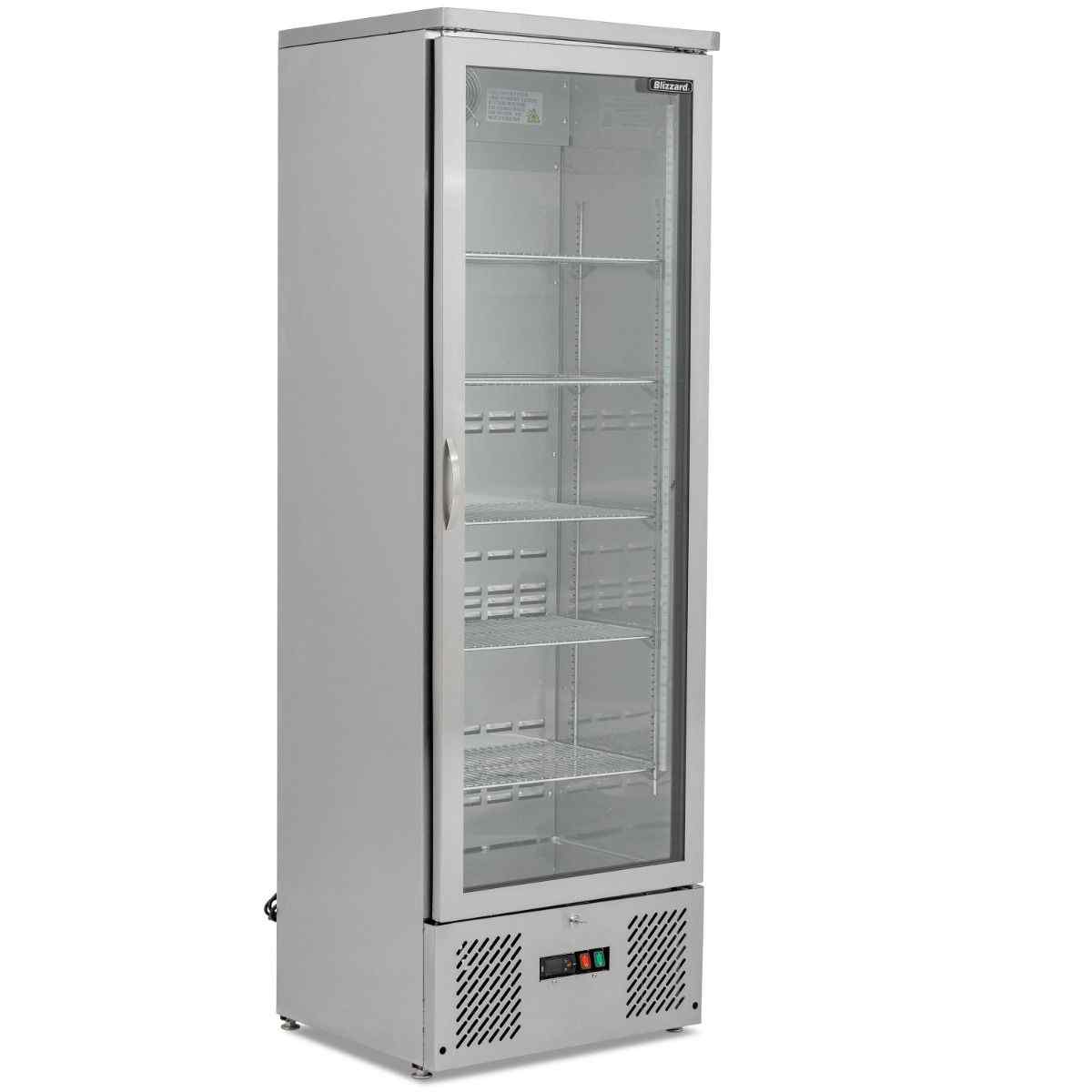 Blizzard Upright Glass Door Bottle Cooler BAR10 Series – sleek, high-capacity bottle display for UK bars and catering operations