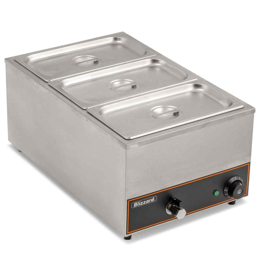 Blizzard Counter Top Bain Marie (BBM1) – wet-well hot holding solution for UK catering kitchens