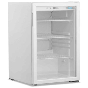 Koldbox Single Hinged Glass Door Under Counter Chiller (BC125) – compact display fridge for UK cafés and hospitality kitchens