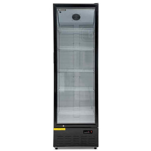 Blizzard Single Hinged Glass Door Merchandiser (BC350) – reliable chilled display for UK restaurants & retail spaces