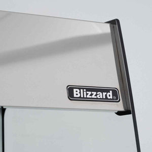 Blizzard Slimline Refrigerated Display (BCD50) – mirrored stainless-steel merchandiser for cafés, hotels and catering venues across Britain