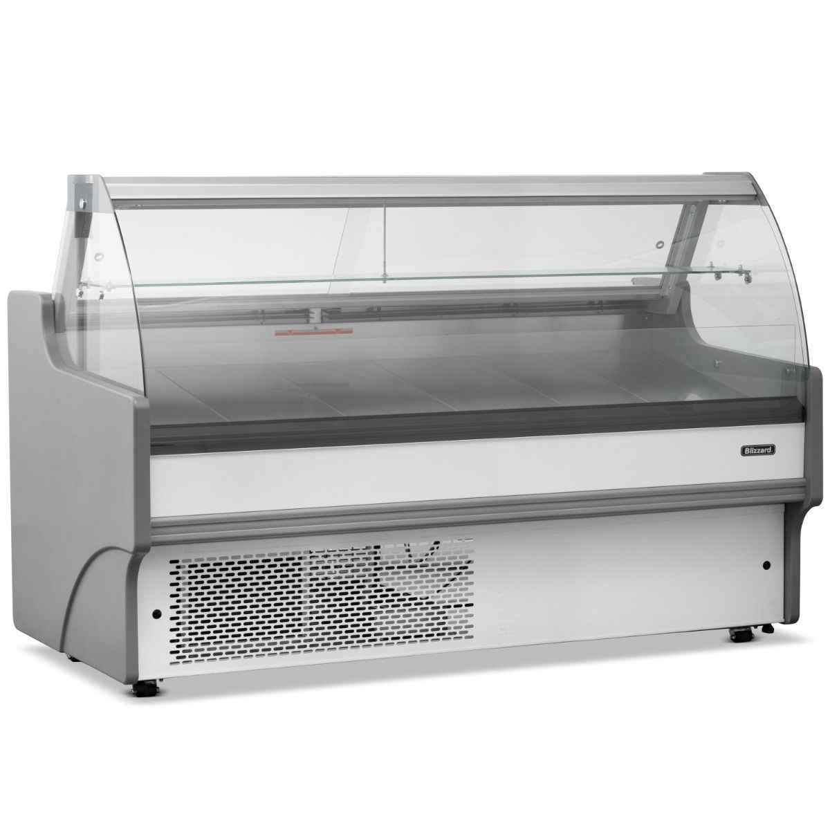 Blizzard Curved Glass Serve Over Counter Range 13m 15m 20m and 25m – premium refrigerated display for UK catering kitchens and hospitality spaces