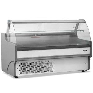 Blizzard Curved Glass Serve Over Counter Range 13m 15m 20m and 25m – premium refrigerated display for UK catering kitchens and hospitality spaces