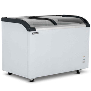 Blizzard Curved Glass Lid Freezer Range 220L 320L 420L 520L and 620L – premium display chest freezers for UK catering kitchens and hospitality venues