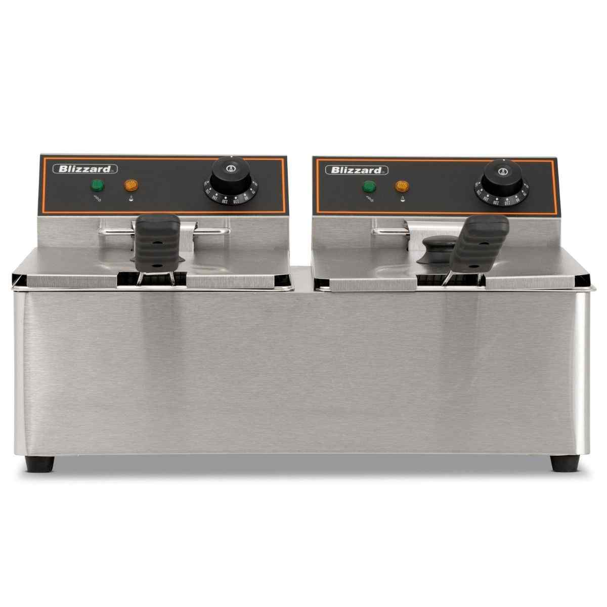 Blizzard 12 L Double Tank Electric Fryer (BF6-6) – twin-basket deep fryer for British hospitality & takeaway kitchens