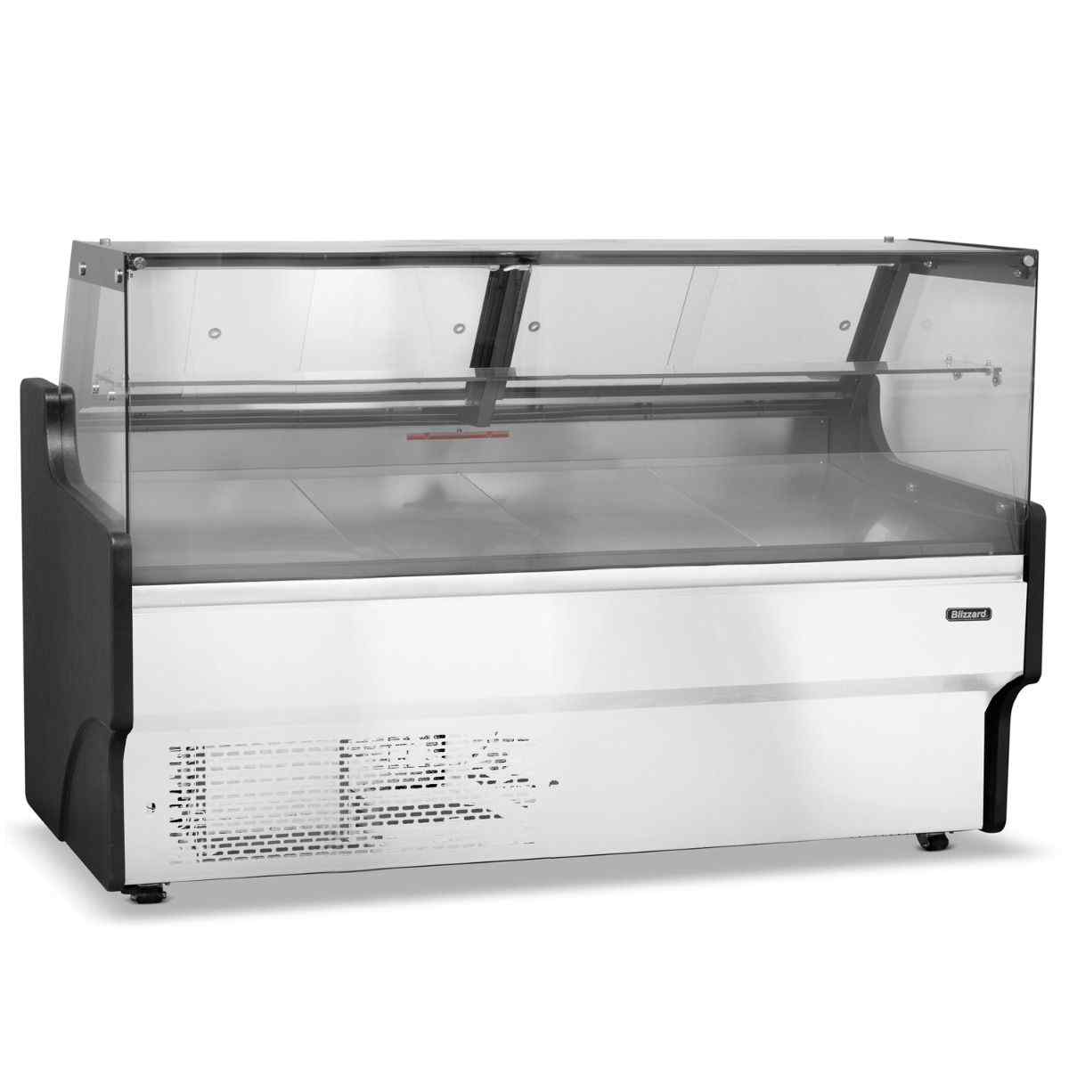 Blizzard Flat Glass Serve Over Counter Range 1.3m–2.5m – chilled display elegance for UK delis, bakeries, and cafés