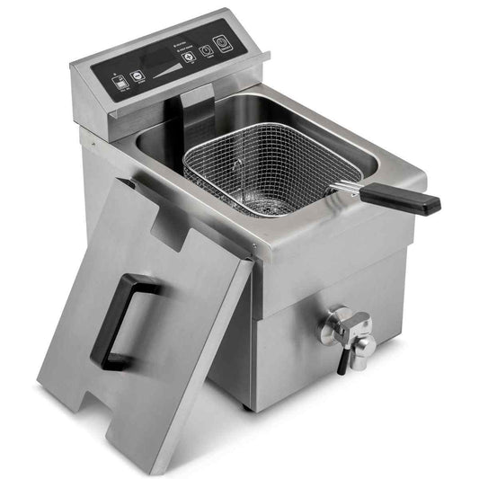 Blizzard 8 L Single Tank Induction Fryer (BIF) – efficient countertop fryer for British hospitality kitchens