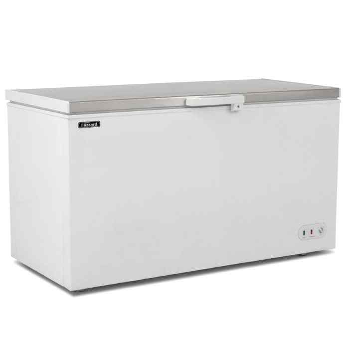 Blizzard Stainless Steel Lid Chest Freezer Range (450 L – 650 L) – durable commercial freezers for heavy-duty UK catering operations