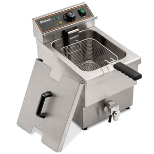 Blizzard Single Tank Electric Fryer Range 6L and 8L – compact high-performance fryers for UK cafés restaurants and catering kitchens