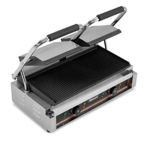 Blizzard Contact Grill Range (Single and Double Models) – commercial cast-iron panini and sandwich grills for UK cafés and catering kitchens