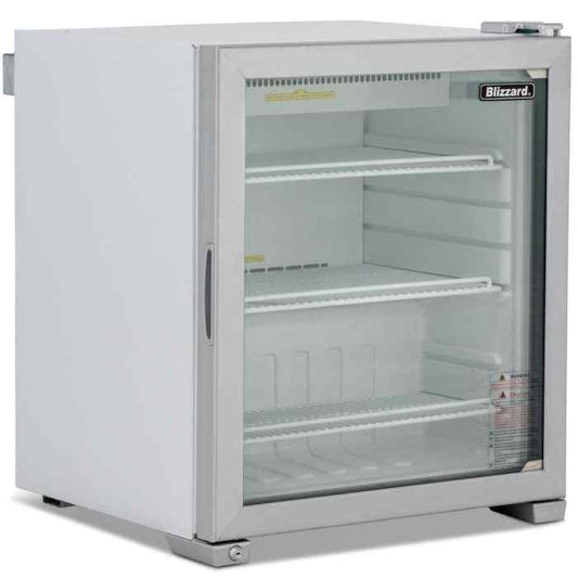 Blizzard Glass Door Counter Top Freezer (CTF99) – premium illuminated display freezer for British hospitality counters