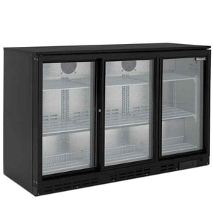 Blizzard Low-Height Glass Door Bottle Coolers 2–4 Doors – premium under-counter display chillers for British bars and cafés