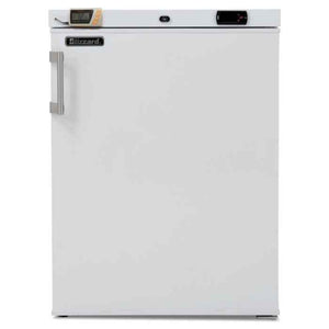 Blizzard Single Hinged Door Under Counter Pharmacy Refrigerator (MED140) – temperature-monitored medical fridge for UK hospitality & healthcare environments