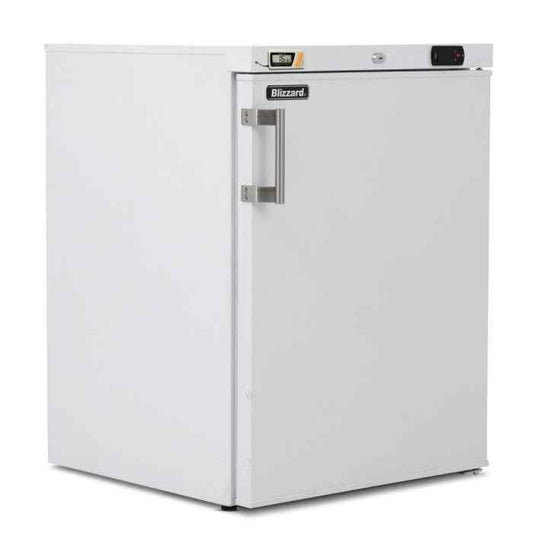 Blizzard Single Hinged Door Under Counter Pharmacy Refrigerator (MED140) – temperature-monitored medical fridge for UK hospitality & healthcare environments
