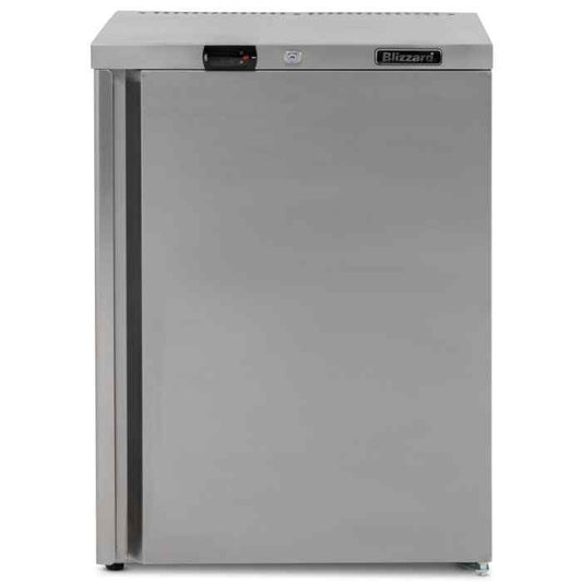 Blizzard Single Hinged Door Under Counter Refrigerator (UCR140) – compact commercial fridge for cafés, hotels & catering kitchens across Britain