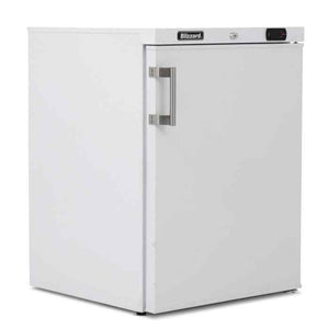 Blizzard Single Hinged Door Under Counter Refrigerator (UCR140WH) – white compact fridge for UK catering kitchens