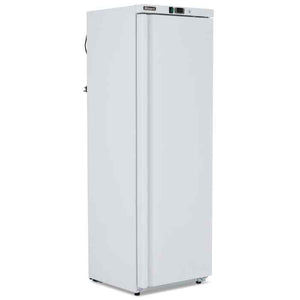 Blizzard Upright Solid Door Freezers 320 L – 533 L – durable white-laminate cold storage units for UK catering and hospitality kitchens