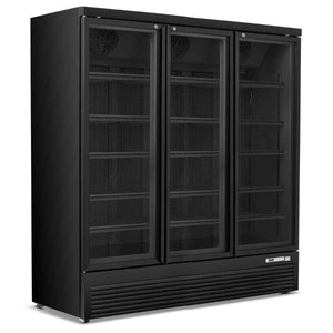 Blizzard Glass Door Display Freezer 1–3 Door Range – energy-efficient upright display freezer for UK catering and hospitality kitchens
