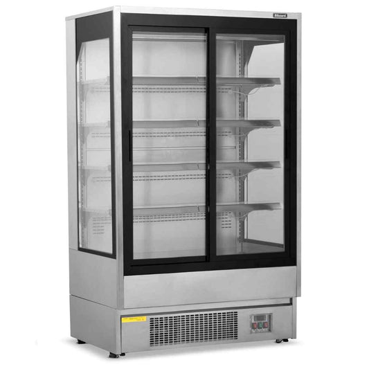 Blizzard Sliding Glass Door Multi Deck Display Range 1m–2m – elegant refrigerated units for nationwide UK foodservice operations