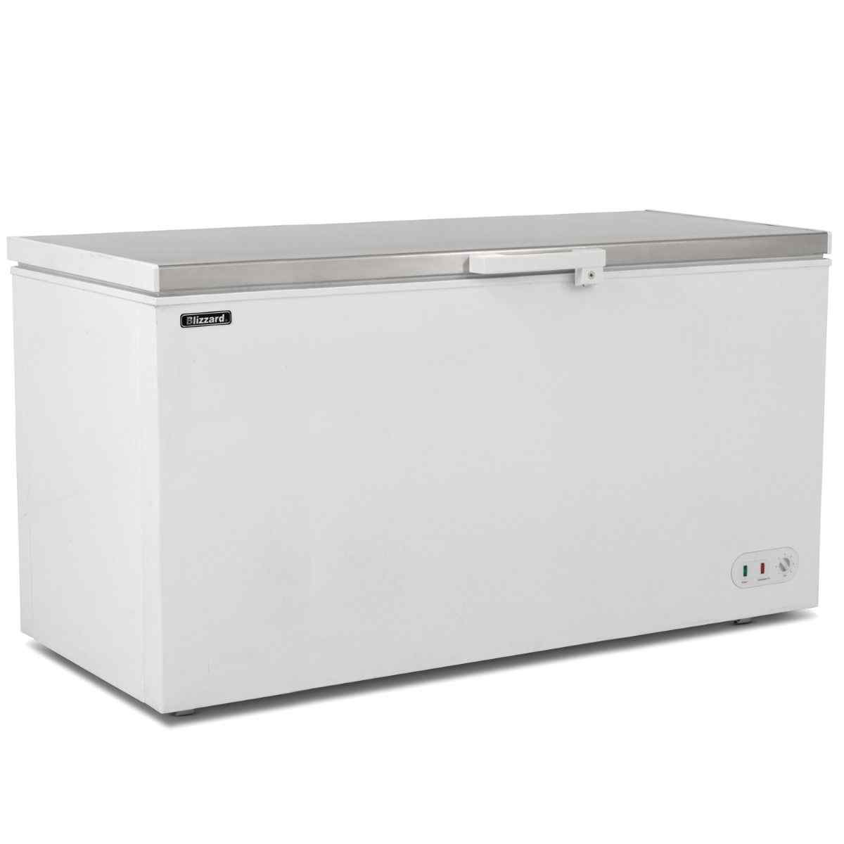 Blizzard Stainless Steel Lid Chest Freezer Range (450 L – 650 L) – durable commercial freezers for heavy-duty UK catering operations