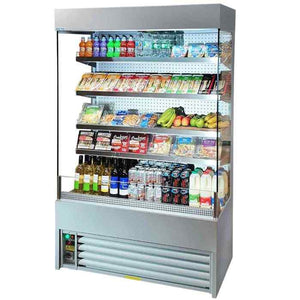 Frost-Tech Tiered Displays 1 m – 1.8 m – premium open-front refrigerated display units for British cafés and catering venues