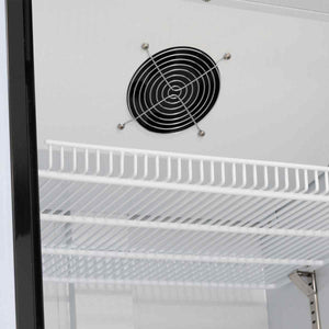 Blizzard Single Glass Door Display Merchandiser (GD350) – illuminated upright chiller for hotels, cafés & canteens across Britain