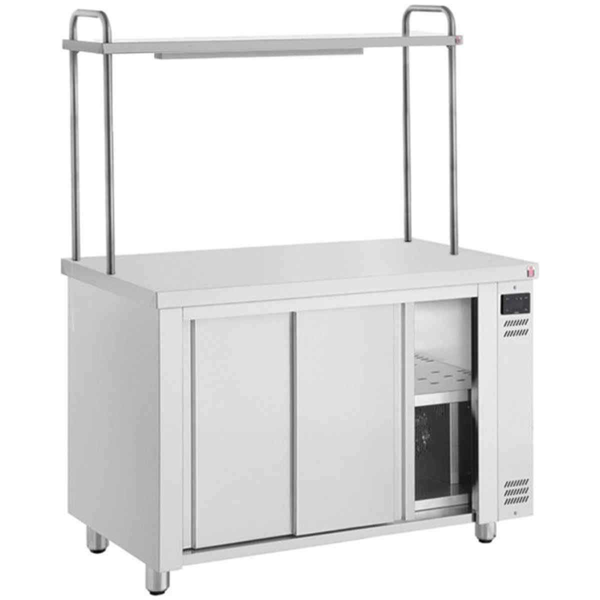 Inomak Hot Cupboards with Single Heated Gantry 1100mm–1900mm – efficient food holding and service for UK hospitality