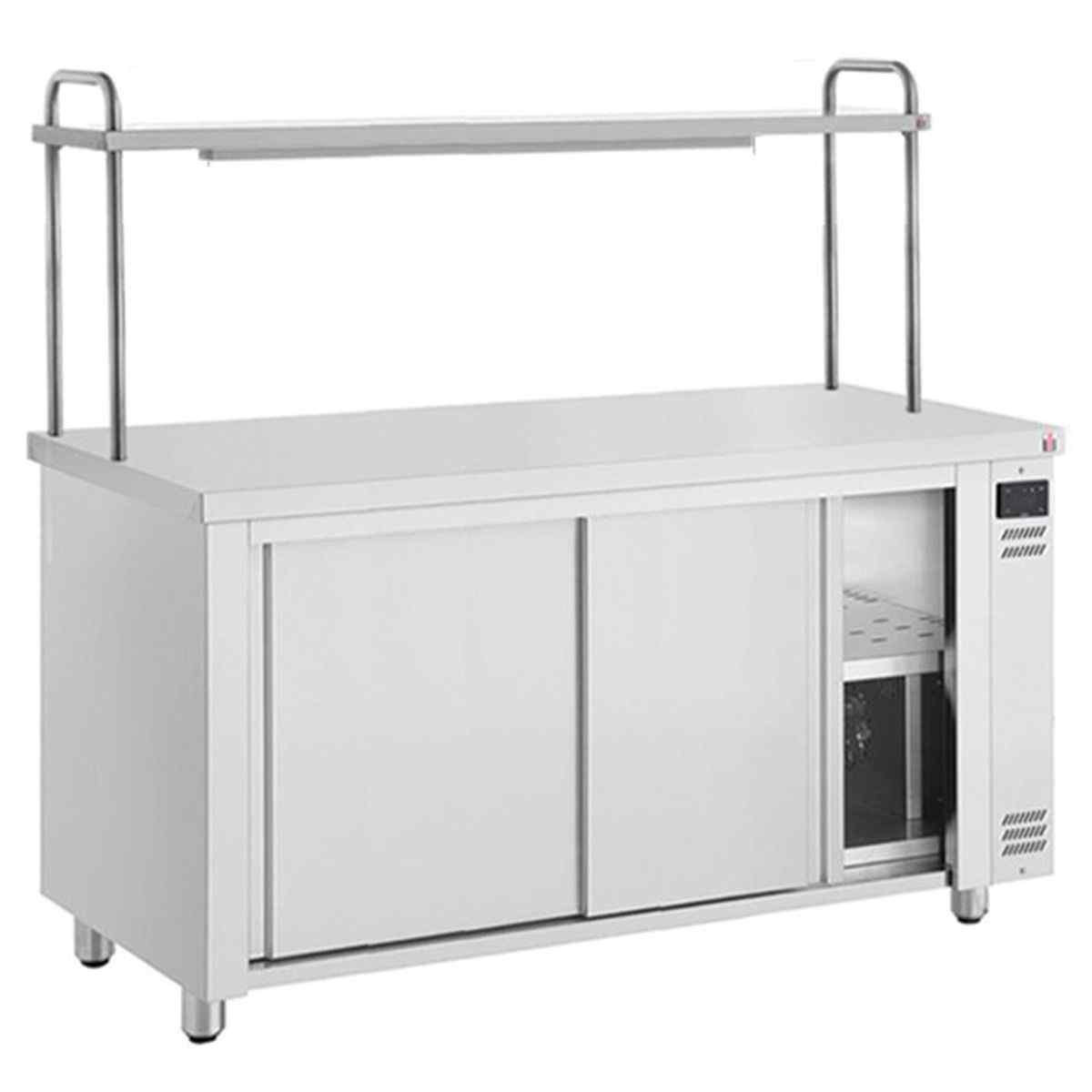 Inomak Hot Cupboards with Single Heated Gantry 1100mm–1900mm – efficient food holding and service for UK hospitality