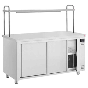 Inomak Hot Cupboards with Single Heated Gantry 1100mm–1900mm – efficient food holding and service for UK hospitality