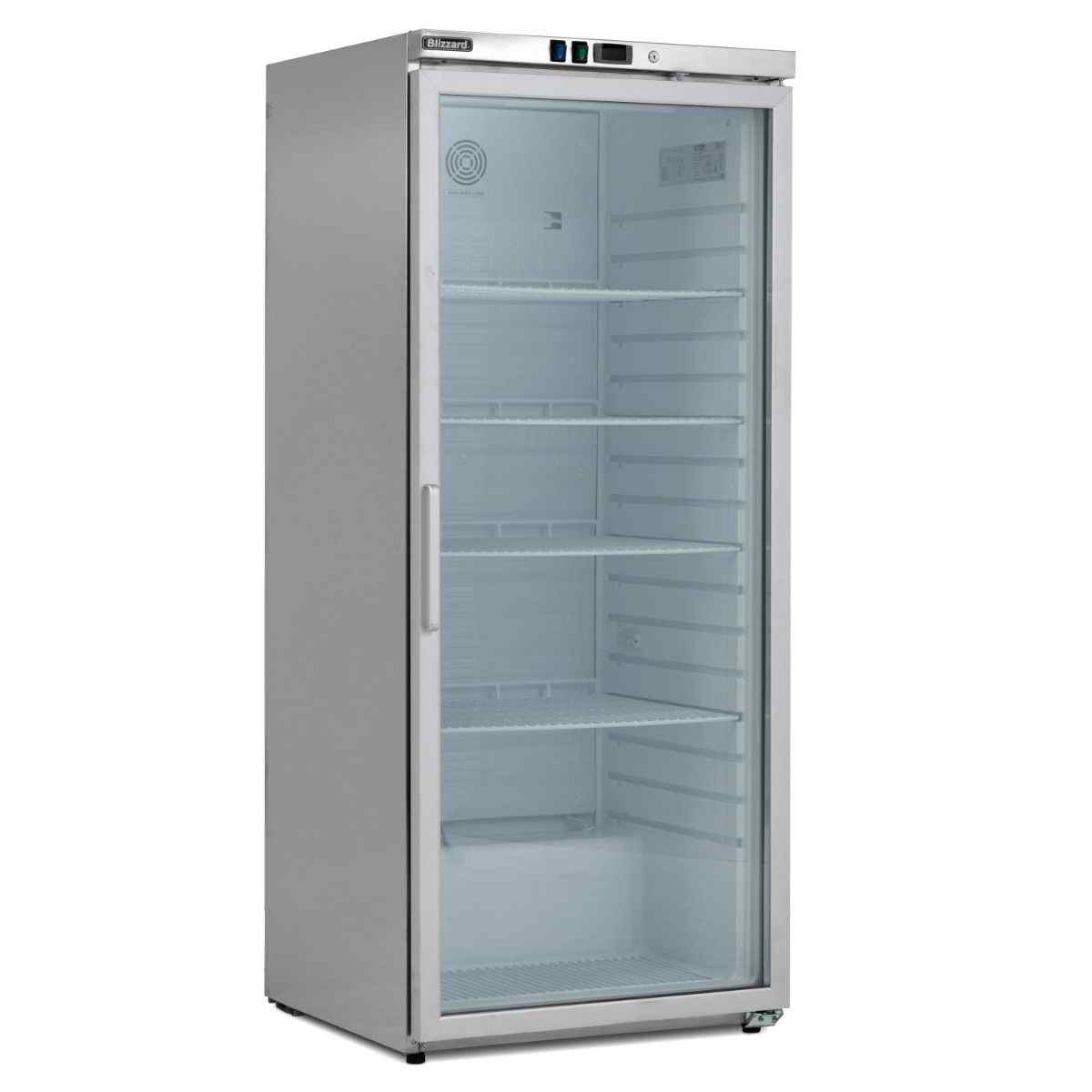 Blizzard Upright Glass Door Refrigerators 320 L–533 L – premium display refrigeration for British hospitality and retail spaces