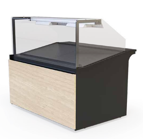 Igloo Pastella hot pastry display for UK bakeries and cafés ideal for keeping baked goods warm and beautifully presented.
