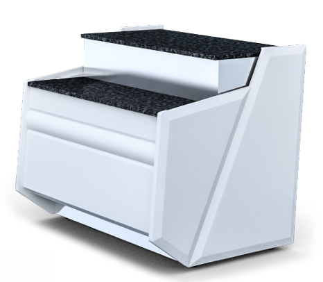 Igloo Pico ambient checkout counter for UK convenience stores and supermarkets — perfect for front counter retail display