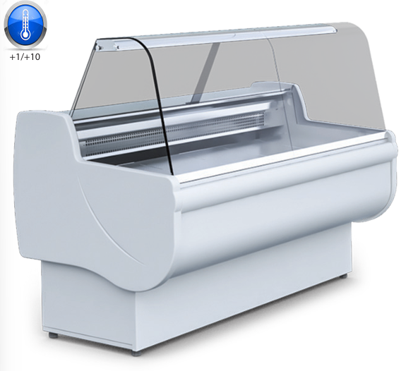 Igloo Rota slimline serve over counter for UK delis and supermarkets — compact design for efficient chilled food display
