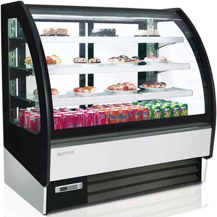 Infrico Closed Front Refrigerated Merchandisers 1310–1935 mm Range – energy-efficient chilled displays for UK restaurants and catering spaces