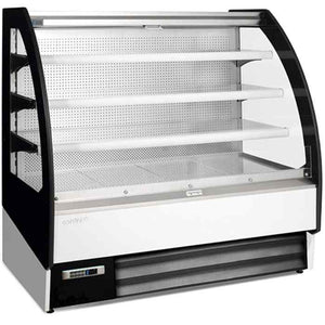 Infrico Open Front Refrigerated Merchandisers 998–1935 mm Range – premium multideck display cabinets for British hospitality venues