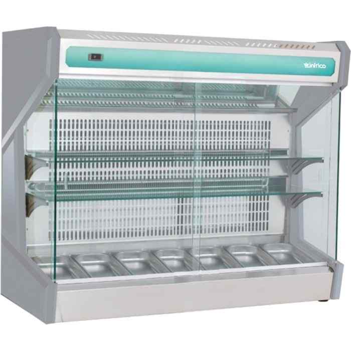 Infrico Countertop Wall Displays 1003 mm – 1504 mm Wide – stainless steel refrigerated presentation for cafés and canteens in Britain
