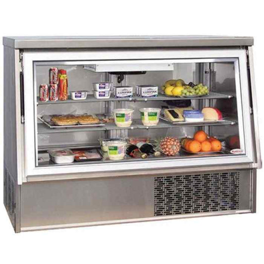 Infrico Stainless Steel 3/4 Vision Counters 1384 mm – 2011 mm Wide – premium refrigerated display solutions for commercial restaurants across the UK