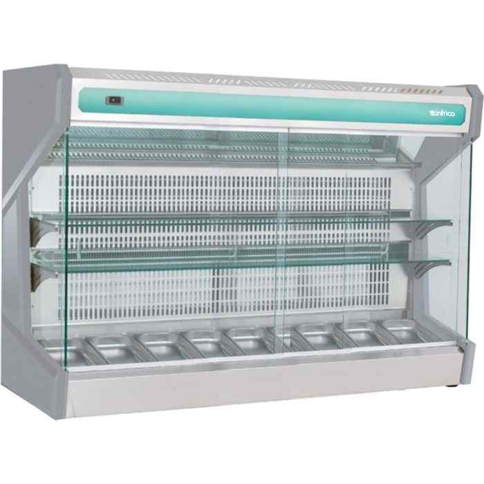 Infrico Countertop Wall Displays 1003 mm – 1504 mm Wide – stainless steel refrigerated presentation for cafés and canteens in Britain