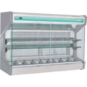 Infrico Countertop Wall Displays 1003 mm – 1504 mm Wide – stainless steel refrigerated presentation for cafés and canteens in Britain