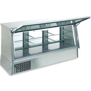 Infrico Stainless Steel 3/4 Vision Counters 1384 mm – 2011 mm Wide – premium refrigerated display solutions for commercial restaurants across the UK