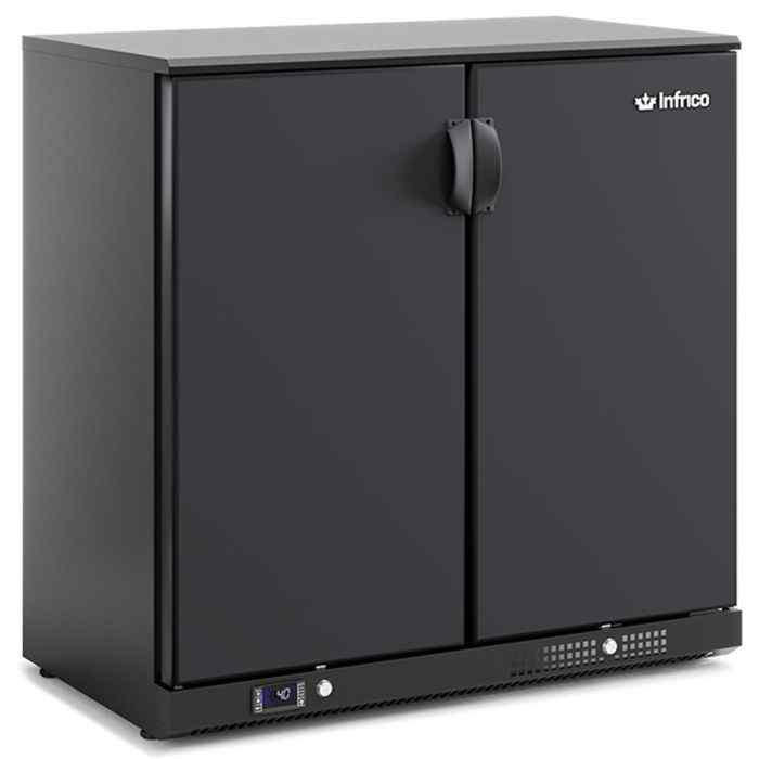 Infrico Solid Door Bottle Cooler (2–4 Door Range) – durable back-bar refrigeration for British hospitality venues